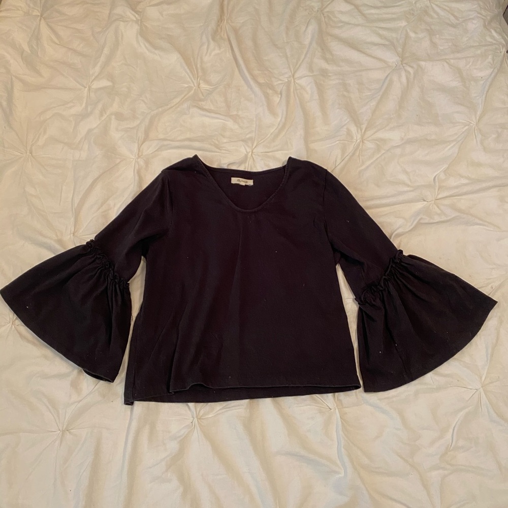 Madewell bell sleeved top